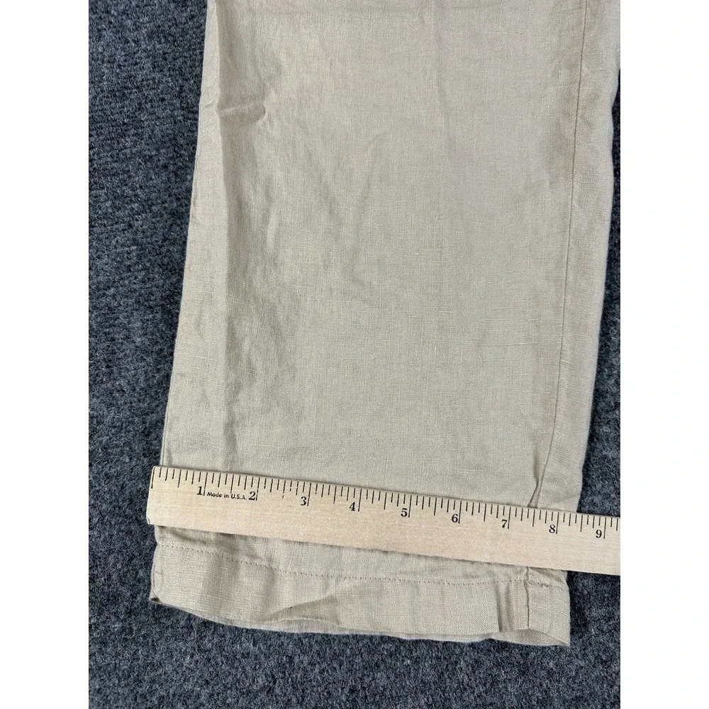 Quince 100% European Linen Drawstring Beach Pants Driftwood Chambray Mens L